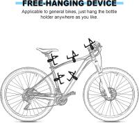 Portabotellas para Bicicleta, ligero, con rotación de 360 Grados, resistente, ajustable - details 2