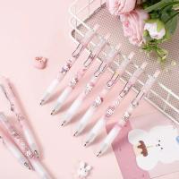 Sanrio 12pcs Bolígrafos Gel De 0.5mm Negro Para Estudiantes Con Diseños Lindos De Kuromi Melody Cinnamoroll Pochacco Suministros Escolares Y De Oficina - details 7