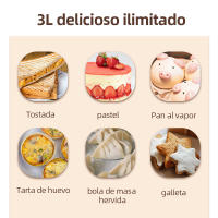 Batidora Amasadora, Robot Mezclador de cocina, Repostería, 6 Velocidades, Mezcla líquidos y sólidos, 3 funciones, 3 L, 700W - details 6