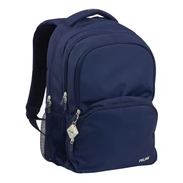 Mochila Escolar Grande Azul 4 Compartimentos Since 1918 - Milan - 1