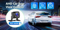 Podofo 1280*720P HD Ahd Cámara de visión trasera del vehículo Starlight visión nocturna lente de ojos de pez respaldo del vehículo IPS Android Monitoring Radio Player - details 0