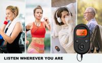 Radio personal de bolsillo AM/FM portátil, radio de transistores recargable con mejor recepción, batería de larga duración, auriculares estéreo, temporizador de apagado - details 7