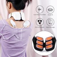 Masajeador TENS de pulso para cuello, masajeador con calor para aliviar el dolor, tejido profundo, punto gatillo, relajación Cervical, 6 cabezales - details 0