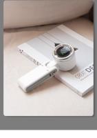 Abanico Turbo Portátil Plegable N607 - Carga USB, Cuello Ajustable y Súper Potente - details 0