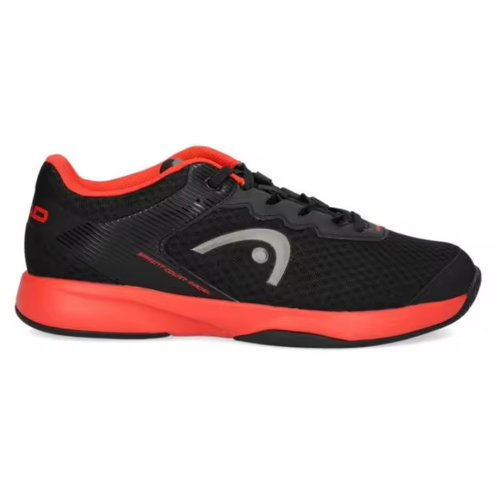Zapatillas Head Sprint Court Padel Negro Rojo - 1