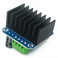 Módulo De Controlador De Motor Para Coche Inteligente De Alta Potencia BTS7960 43A Con Limitación De Corriente Y Enfriamiento Semiconductores - details 1