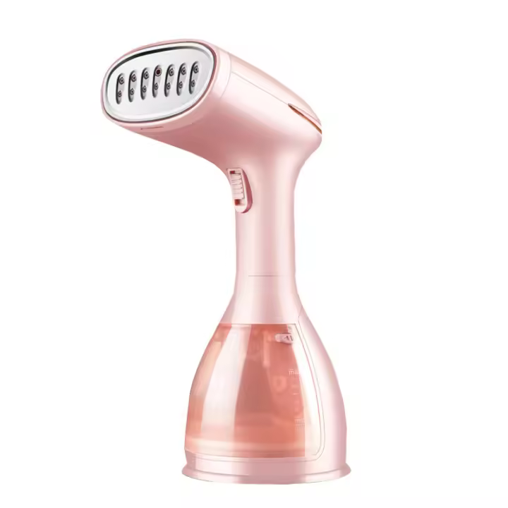 Cadrim plancha de vapor Placa de Maple inoxable Cuchillo Plush 1500 W capacidad 280 ml Caliente de forma ágil en 20 Segundos Viajes House (rosa) - 1