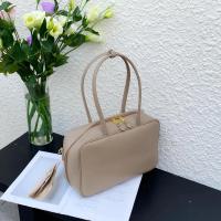Bolso De Hombro Para Mujer En Cuero Genuino Split Tamaño Grande Color Marrón Y Negro Estilo De Lujo Y Moda Bolso Cruzado - details 11