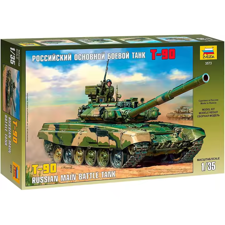 Zvezda 3573 - Maqueta tanque ruso T-90 - Escala 1:35 - 1