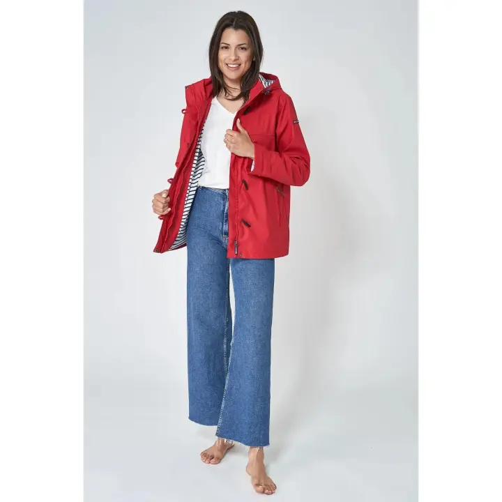 Preventa BATELA  Chubasquero marinero mujer con forro de algodón -Batela- C3008 RO rojo - 1