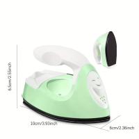Fresadora Eléctrica Mini Para Manualidades 1pc Portable Heat Press Small Iron Para Planchar Ropa Y Lavandería Con Enchufe De EE.UU. - details 5