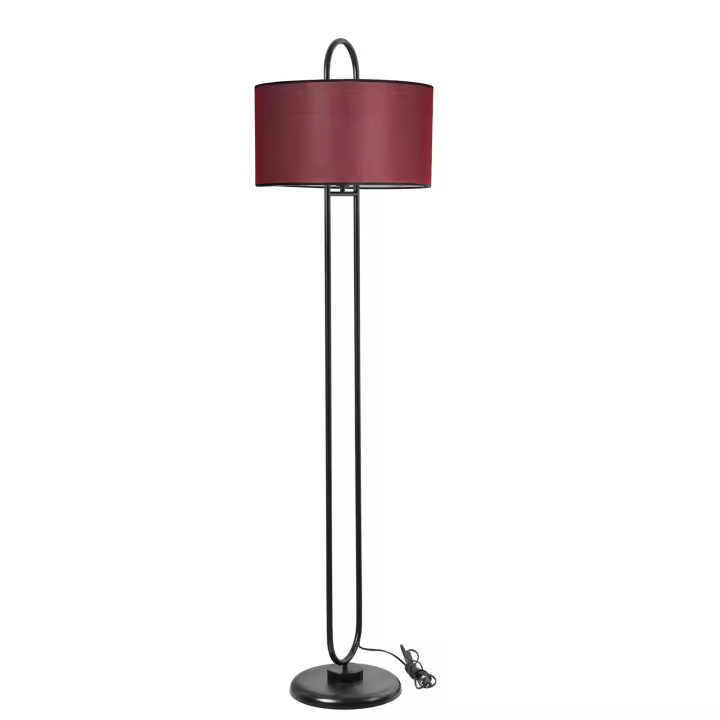 Lámpara de pie WELLHOME - Claro Rojo, 45x45x170 - 1