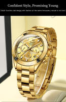 Reloj Mecánico Para Hombre OLEVS 6638 Con Correa De Acero Inoxidable Resistente Al Agua Y Luminoso Estilo De Lujo Fashion - details 14