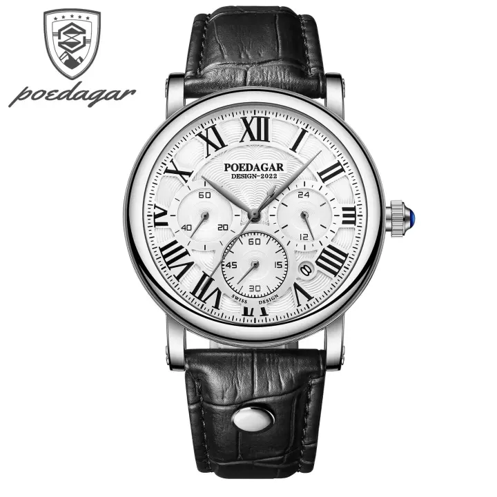 Reloj de marca para hombre, reloj de cuarzo multifuncional resistente al agua. - 1