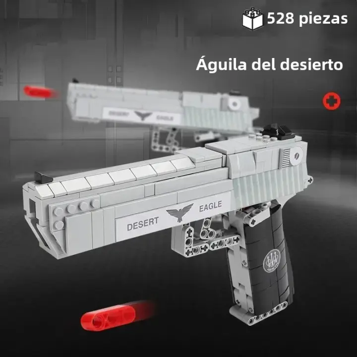 Pistola Desert Eagle En Bloques De Construcción Simulación Alta Juguetes Para Niños Puzzle De Armería Con Bala Regalo Para Niños - 1