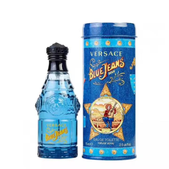 Versace Blue Jeans Hombre Eau de Toilette 75ml - Cítricos, Vainilla, Pachulí - 1