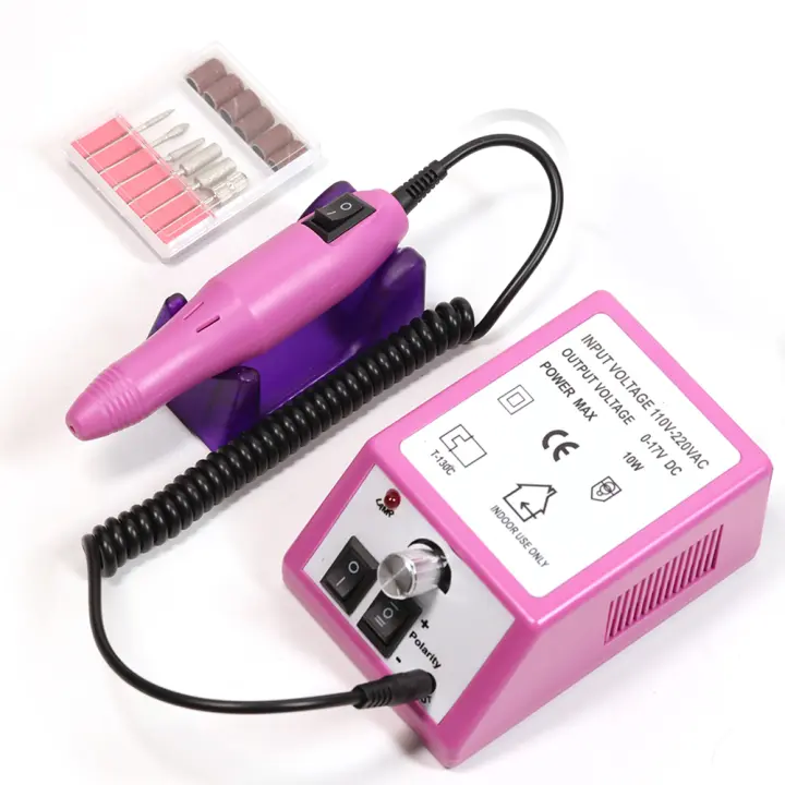 LULAA Máquina De Uñas Eléctrica 20000RPM Kit De Corte Con Herramientas Profesionales Para Esmalte De Gel Equipo De Manicura Para Salón - 1