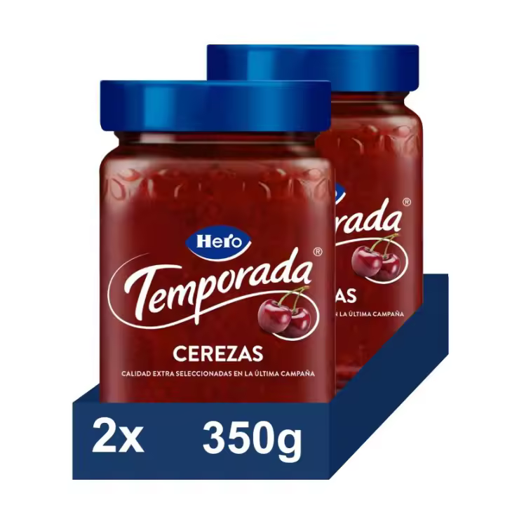 HERO Mermelada temporada Cereza pack 2x350g - 1