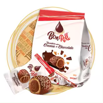 Bombón relleno Crema Chocolate Bon Roll 100g-  ¡Elige los mejores dulces y disfruta del Buen Rollo! - 1