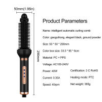 Rizador De Pelo Portátil Profesional Para Salon Con Calentamiento Rápido Rollo De Cabello Automático Para Uso Doméstico Temperatura Máxima De 210 °C Secado Y Peinado Juntos - details 3