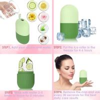 Molde De Hielo De Silicona Para Cuidado De La Piel Belleza Contorno Levantamiento Glóbulos De Hielo Masajeador Facial Reducción De Acné - details 1