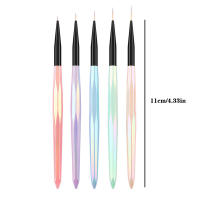 Pincel De Uñas Aurora Mango Lápiz De Arte Para Dibujar Líneas Rayas Pintura Flor Herramientas De Manicura Artísticas - details 6