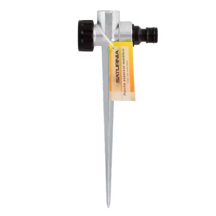 Pincho para aspersor metalico saturnia con racord manguera - 1