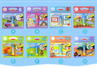 Libro De Dibujo Con Agua Mágica Y Lápiz De Colores Juguete Educativo Para Niños Regalo De Cumpleaños Tablero De Dibujo Y Pintura Temprana 8 Tipos - details 4