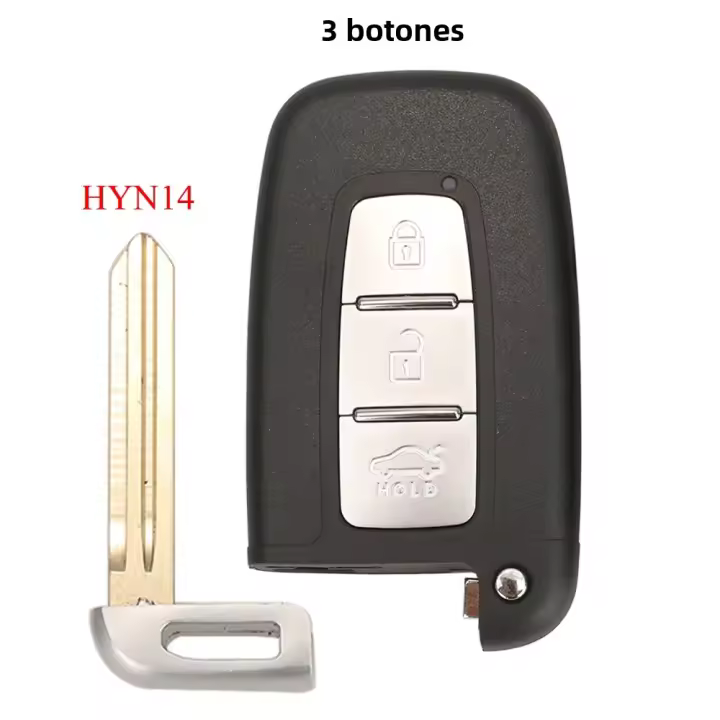 Carcasa De Llave Remota Jingyuqin Para Hyundai Elantra Genesis Veloster Equus Tucson Sonata Azera I30 IX35 Kia Forte Mohave K2 K5 Material ABS + Metal - 1