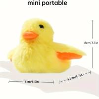 Juguete Interactivo Para Gatos Con Sensor De Vibración Peluche Lavable Juguete Eléctrico De Pato Que Puede Saltar Y Volar Juego Ideal Para Gatos Y Gatitos - details 1