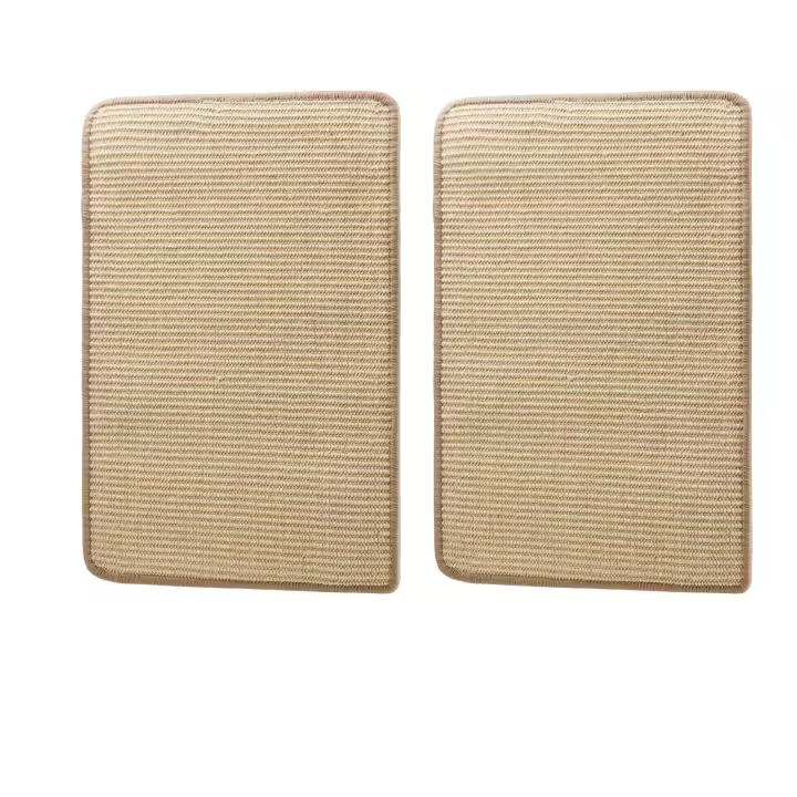 Nobleza - 2 Piezas Alfombrilla Rascador para Gatos, Alfombra de Sisal, Cuerda de Sisal Natural, Rascador Gatos para Proteger Sofás y Muebles - 1