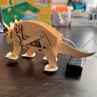 Kit De Juguetes STEM Dinosaurio Para Niños Puzzle 3D De Madera Modelo De Robot Proyectos Educativos Científicos DIY - details 3