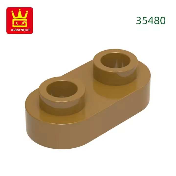 Wange 370Pcs Accesorios De Color MOC Compatible Con Bloques De Construcción DIY 35480 Redondos 1x2 Estudios Abiertos Bloques Pequeños Para Niños Y Adultos - 1
