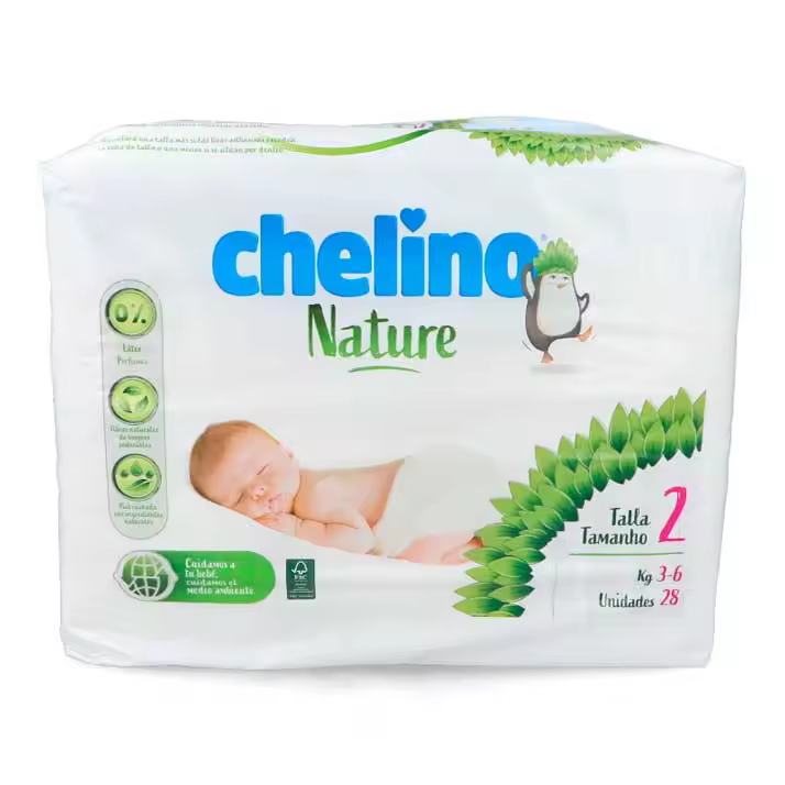 Chelino Pañal Nature T 2 B28 Absorbente - 1