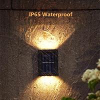Lámpara Solar LED Exterior Sensor De Iluminación Decoración De Jardín Impermeable Luz De Pared Autocontenida Para Exterior - details 4
