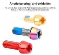 IIIPRO 6 Pcs Tornillos De Fijación De Caliperos De Freno Disco Para Bicicleta MTB Acero Inoxidable M6x18mm Herramientas De Reparación De Bicicletas - details 4