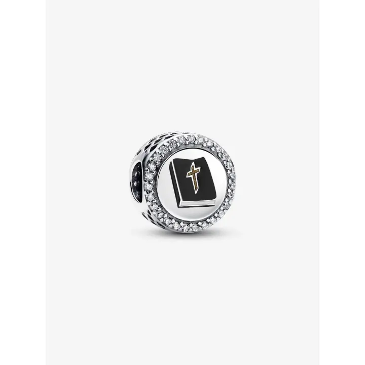 Pandora - Charm del Poder DE LA Oración Bíblica - Plata de Ley - 1