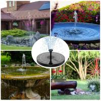 Bomba De Fuente Solar 3.5W Con Panel Solar Y Tubo De Agua De 4.9FT Para Baño De Pájaros Decoración De Jardín Y Bebida De Mascotas - details 9
