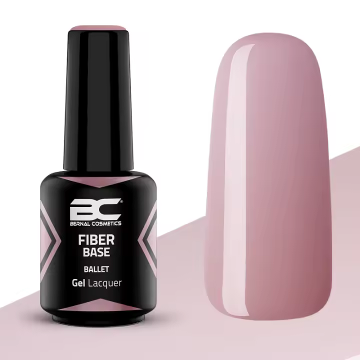Fiber Base Ballet 15ml | Rosa Intenso | Esmaltes Semipermanentes | Bernal Cosmetics - 1