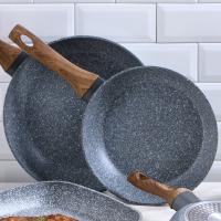 SAN IGNACIO Daimiel Juego de 3 sartenes Ø22 Ø26 y Ø28 cm en aluminio forjado aptas para cualquier fuego incluido inducción - details 10