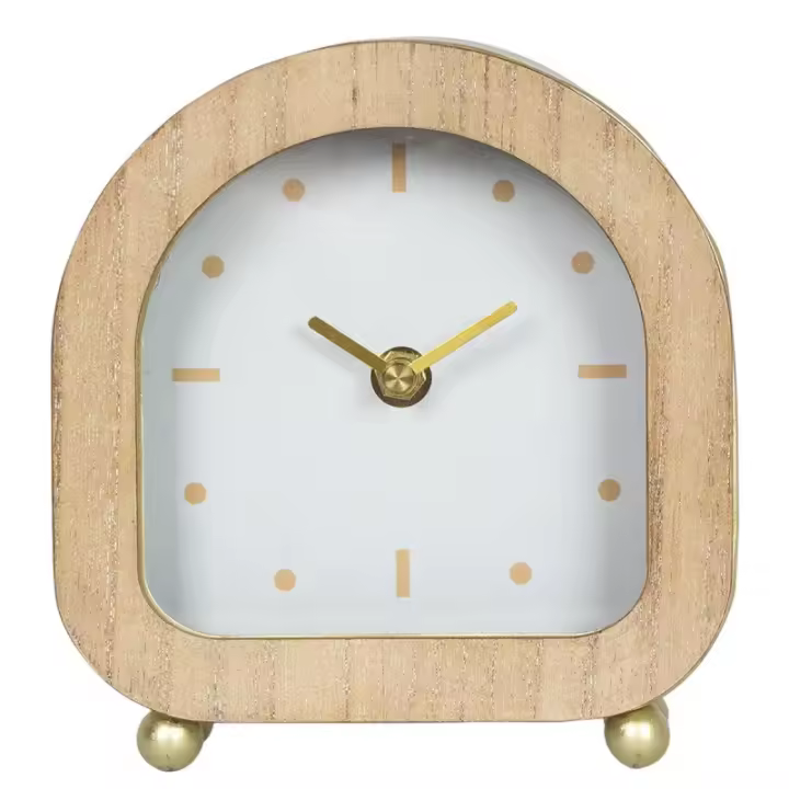 Signes Grimalt ORIGEN Home Decor Reloj Mesita Relojes Sobremesa | Crudo Ovalado - 16x15x5cm 32824 - 1