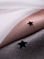 Cortinas Para Niños Con Estampado De Estrellas Plateadas Térmicas Y Blackout Para Dormitorio Con Ojales Antiguos Tratamiento De Ventana Moderno - details 3
