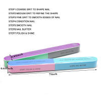 JEARLYU 5PCs Bloque De Pulido Para Uñas Profesional 7 Lados Polidor De Manicura Accesorios De Polvo De Herramientas De Cremas - details 0