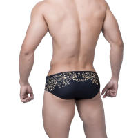 Bragas Sexys De Natación Estampadas Tiras De Compresión Traje De Baño Para Hombre Deporte De Playa Verano Moda Fitness - details 10