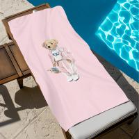 Toalla De Baño De Peluche Polo Oso Fashion Para Piscina Playa Portátil Secado Rápido Sandía Exterior Viaje Toalla De Natación Delgada - details 4