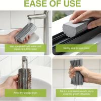Esponja Mágica Humedo Duster De Microfibra Multifuncional Para Limpieza Del Hogar Cepillo De Limpieza Accesorios Esponja Para Pówer Y Limpiar Paredes Material Ecológico Para Cocina Baño Y Ventanas - details 3