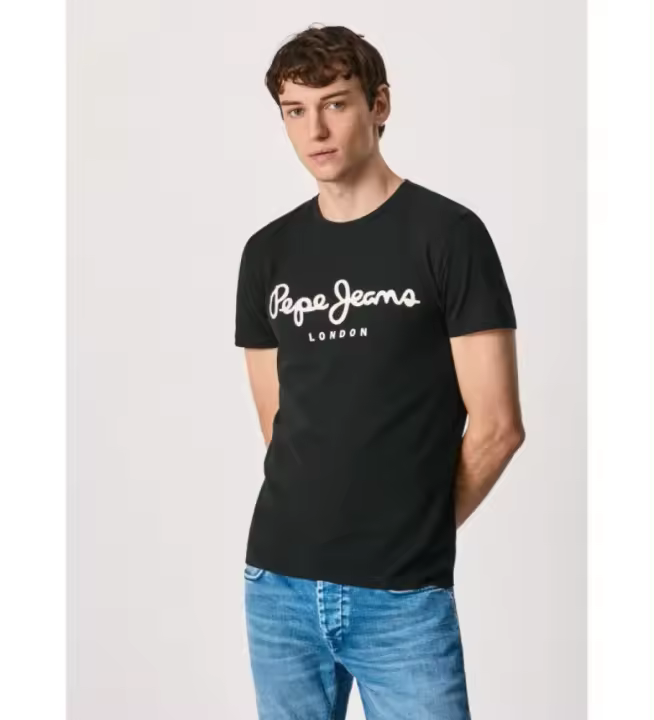 Pepe Jeans | Camiseta Estiramiento Original N negro - 1