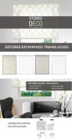 STORESDECO Estor Enrollable Estampado Translúcido Decorativo, Estores enrollables Modernos de Poliéster para Dormitorios y Salón - details 0