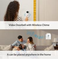 Ngteco Cámara de Timbre de Video Wifi HD Inalámbrica con Detección de Movimiento y Visión Nocturna - details 1