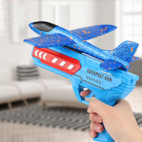 Juguete De Lanzamiento De Avión Para Niños Catapultador De Plástico Para Exteriores Juguete De Volar Regalo Con Plano De Tiro De Espuma - details 4